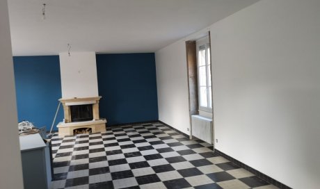 Rénovation complète de la peinture intérieur d'une  maison proche Macon